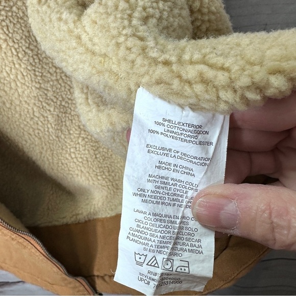 Dickies Mens Vest XL Tan Full Zip Pockets - Picture 9 of 9